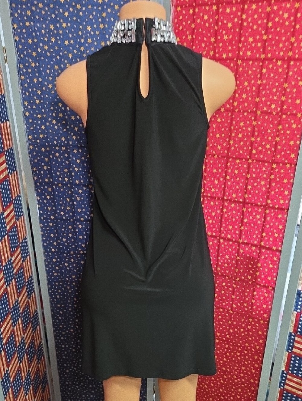 Boston Proper Black Sleeveless Jewel Collar Camisole - Picture 4 of 8
